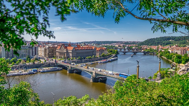 letní Praha